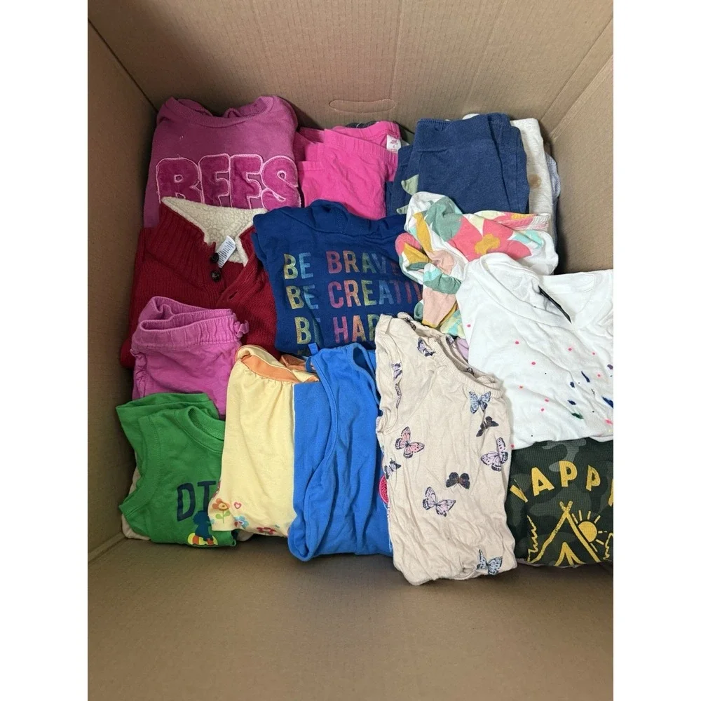 Lot‎ of 80 Mixed Baby And Toddler Clothing ( See Description)